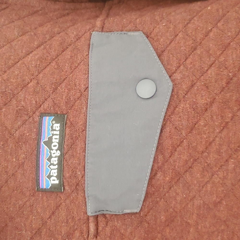 Patagonia snap t pullover quilted organic cotton size M - Picture 3 of 6